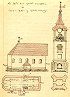Az 1761 s 1811 kztt llt reformtus templom rajza. Forrs: Papp Lajos (1860-1945) - A szentesi reformtus Egyhz trtnete c. kzrsos knyve