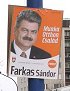 Farkas Sndor (Fidesz) plaktja. Fot: Blah Gabriella