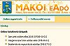 Maki eAd - szolgltats a vros honlapjn. Forrs: www.mako.hu