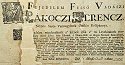 Szentes 1703 oktberben protekcionlis levelet (vdlevelet) nyert Rkczi Ferenctl. Forrs: Szentesi Mozaik