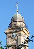 Gomb s csillag a reformtus nagytemplom tornyn. Fot: Tmr Ferenc
