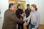 Dr. Papp Zoltn, Beleon Zsoltn s Farkas Blint a tmogats tadsakor. Fot: Vidovics Ferenc - 2005