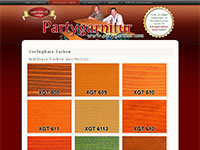 Party-Garnitur / Tradíció Bútor Kft. Kunhegyes (2012) - CMS honlap, német nyelven