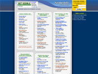 SzentesInfo.hu (2010) - nyitó oldal webdesign