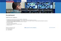 Szilléri Biztonságtechnika Kft. - CMS honlap, új dizájn kialakítása