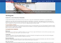 Szilléri Biztonságtechnika Kft. - CMS honlap, új dizájn kialakítása