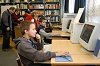 A város valamennyi diákja és tanára látogathatja a Klauzál-iskola idegen nyelvi könyvtárát. Fotó: Vidovics Ferenc