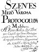 Szentes elso fennmaradt tanácsülési jegyzokönyvének címlapja (1740). Forrás: Szentes helyismereti kézikönyve - 2000