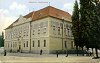 A Szentesi Magyar királyi Járásbíróság új épülete Szilágyi Dezső 1913-ban kiadott lapján. Forrás: e-Könyvtár Szentes