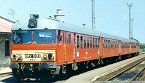 Btx 031 MD-motorvonat üzemben a Vasútállomáson. Fotó: Szigeti Dániel, 1999.