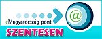 Szentesen 3 üzemelő e-Magyarország pont van - további 2 kiépítés alatt. - Logo: www.emagyarorszag.hu