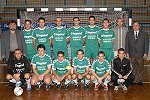 A Legrand-Szentes G.B.S.C. NB I-es futsalcsapata. Fotó: Vidovics Ferenc, 2004