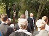 1956-os obeliszk 25 ember adakozásából - Rácz Sándor és az emlékezők. Fotó: Vidovics Ferenc