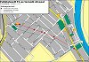 Tiszaalpár térképén a feltételezett tornádó útvonalát kitűző rombolási helyek. Forrás: www.objektivhir.hu