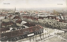 Látkép a református nagytemplomból (Molnár, 1910)