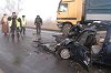 Ködben előzött, kamionnak ütközött. A Suzuki szentesi sofőrje életét vesztette Fotó: Vidovics Fere