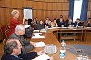 Szentes Város Önkormányzata Védelmi Operatív Ellenőrző Eseti Bizottsága ülésén. Fotó: Vidovics Ferenc