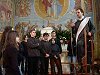 Misztérium-játék a Jézus Szíve katolikus templomban. Fotó: Vidovics Ferenc, 2002