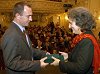 Gál Antal Göncz Kinga minisztertől vette át az elismerést. Fotó: Vidovics Ferenc