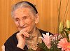 Halász Szabó Mihályné Erzsike néni a 103. születésnapján. Fotó: Vidovics Ferenc - 2002
