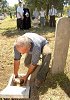 A református középső temetőben helyezték örök nyugalomra Szeder Ferenc hamvait. Fotó: Vidovics Ferenc