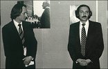 Dokumentum-kiállítás Balázs Árpád munkásságáról a Galériában. Fotó: Szatmári Imre - 1987