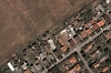 A vitatott terület a Kiss Ernő utca házai mögött - maps.google.com