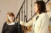 Fekete Katalin (jobbról) tanárnőnél családtagnak számított a francia Monier Maroussia Fotó: Tésik Attila 