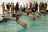 Az Országos pedagógus úszóversenyt is a Delfin ESC szervezte. Foró: Vidovics Ferenc