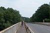 A Tisza-hídon ma még nem veszélytelen kerékpározni. Fotó: Tímár Ferenc
