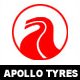 Az Apollo tyres Ltd. logója - www.apollotyres.com
