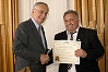 Engelbert Wenckheim kormányzó és dr. Papp Zoltán alapító elnök. Fotó: Vidovics Ferenc - 2005