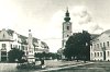 A római katolikus templom a Barasits Kiadó 1938-ban kiadott képeslapján (kinagyítható). Forrás: a Szentesi Levéltár képeslapgyűjteménye 