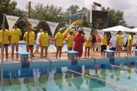 Felavatták a 33 méteres medencét. Videó: Vidovics Ferenc