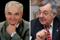 M�sz�ros Zolt�n a HunorCoop, �s Magyar J�zsef, a Hungerit eln�k-vez�rigazgat�ja. Fot�: DM/DV