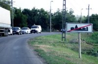 Ez a t�bla is a lakott ter�let v�g�t jelzi.  Fot�: Korom Andr�s