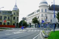 K�rforgalom a Kossuth t�ren. Fot�: Vill�s J�zsef