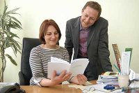 Dr. B�cskain� Fazekas M�rta �s J�r�me Sourisseau. Fot�: Vidovics Ferenc