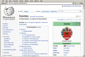 Szentes - a Wikipédia szócikk szerzője dr. Pataki Márta