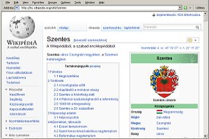 Szentes - a Wikip�dia sz�cikk szerz�je dr. Pataki M�rta