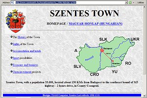 www.szentes.hu - 1996