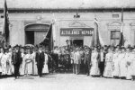 A Tabák-féle vendéglő egy korabeli képe,. Forrás: Szentesi Élet