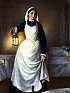 Florence Nightingale (1820.05.12. – 1910.08.13.) angol ápolónő, a "lámpás hölgy". Forrás:  euroastra.hu