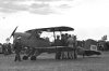 Bücker Bü-131 kétfedelű, két egymásmögött üléses iskola-gyakorló gép. Forrás: Pusztai János: A szentesi repülés rövid története