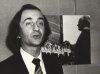 Balázs Árpád zeneszerző az 1988-as kiállítás-megnyitón - Forrás: Szentesi Levéltár fotótára, lsz. 2664
