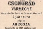 T.N. Csongrád Vármegye Kereskedő- Posta és más Ország-útjait s Vizeit Képező Abrosza. Forrás: e-Könyvtár Szentes