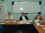 Csatl�s P�ter eln�k, dr. Horv�th Gy�rgy titk�r �s Led�n� dr. Dar�zsi Hajnalka a k�vetkez� eln�k�nk